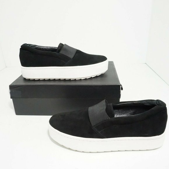 Rachel Zoe Black Suede Women's Platform Flats 8.5 - Picture 3 of 12